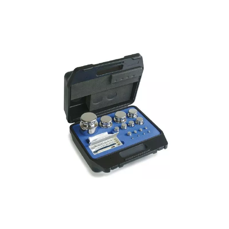 OIML E2 (313-4) Sets of weights - cylindrical, polished stainless steel | Interbalances