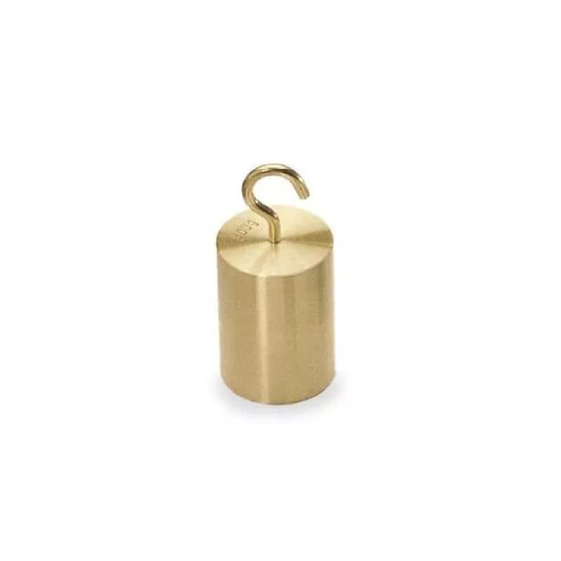 OIML M1 (347-4x6) Hook weights - finely turned brass | Interbalances