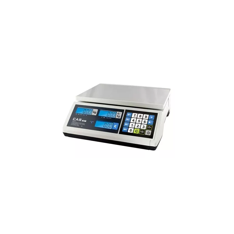 Retail Flat Plate Scale ideal for mobile and portable businesses - CAS ER JR | Interbalances