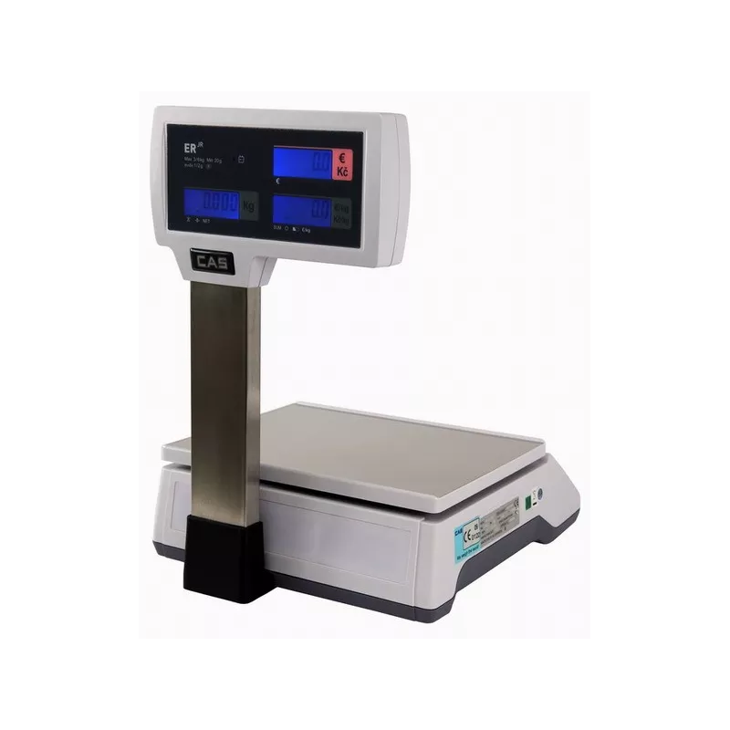 Retail Flat Plate Scale ideal for mobile and portable businesses - CAS ER JR | Interbalances