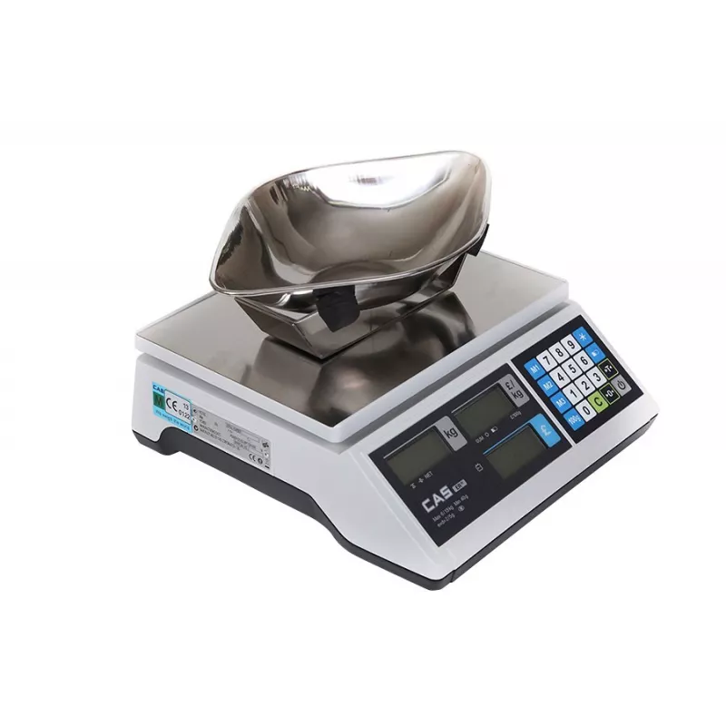 Retail Flat Plate Scale ideal for mobile and portable businesses - CAS ER JR | Interbalances