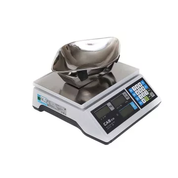 Retail Flat Plate Scale ideal for mobile and portable businesses - CAS ER JR | Interbalances