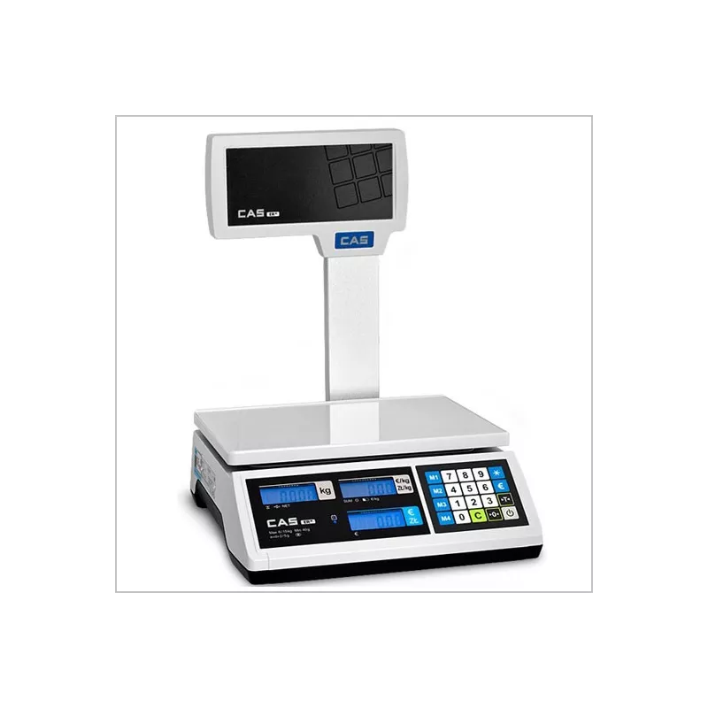 Retail Flat Plate Scale ideal for mobile and portable businesses - CAS ER JR | Interbalances