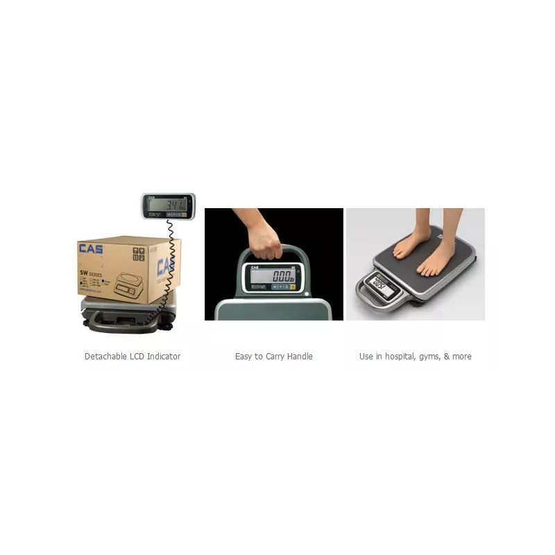 Portable Bench Scale with RS-232C interface for printer or PC in option - CAS PB | Interbalances