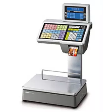 Label Printing Retail Scale for use in supermarkets - CAS CL5500-D | Interbalances