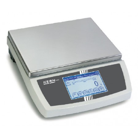 Touchscreen bench scale with special software for testing FKTF