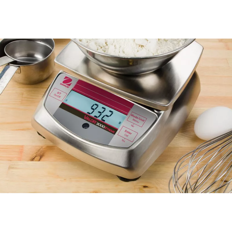Stainless steel food scale OHAUS VALOR 3000 | Interbalances