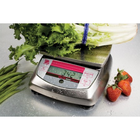 Stainless steel food scale OHAUS VALOR 3000