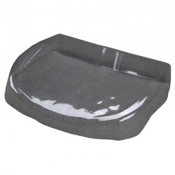 Protective plastic shell for ø 120mm tray