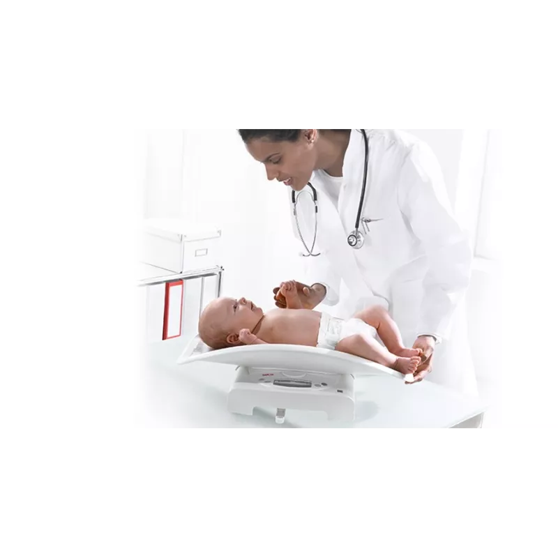 Digital baby scale, also ideal as floor scale, medically approved SECA 384 | Interbalances