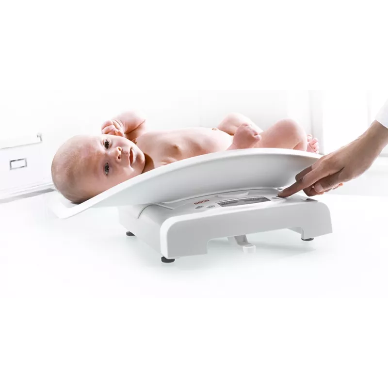Digital baby scale, also ideal as floor scale, medically approved SECA 384 | Interbalances