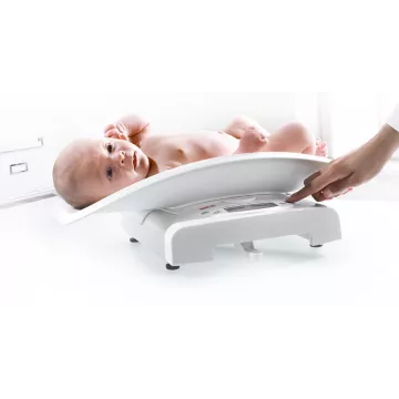 Pèse-bébé électronique et pèse-personne plat, homologuée pour usage médical SECA 384 | Interbalances