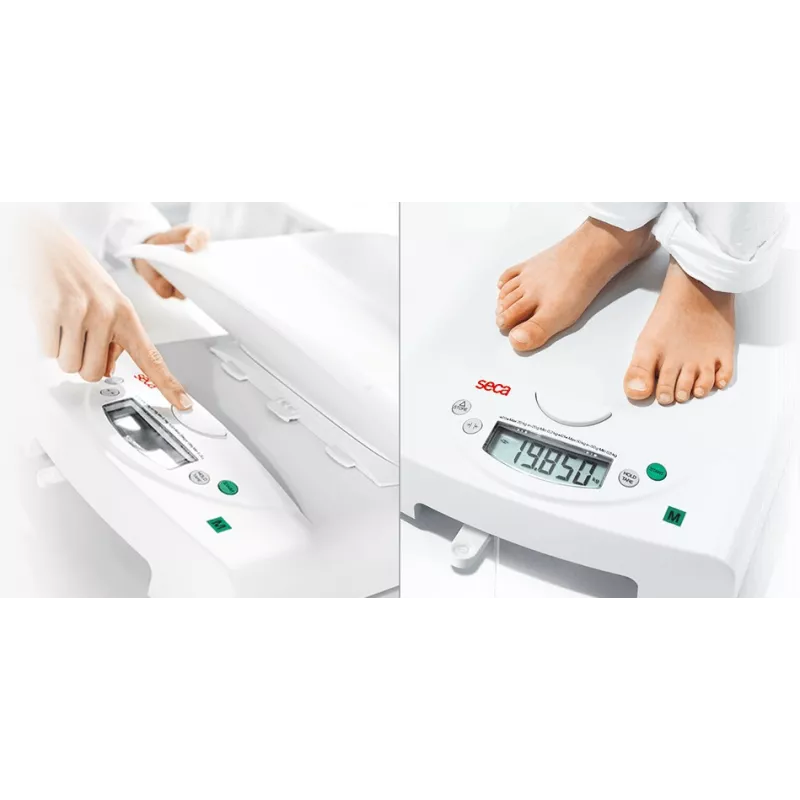 Digital baby scale, also ideal as floor scale, medically approved SECA 384 | Interbalances