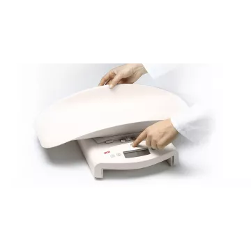 Digital baby scale with fine graduation, also converts to a flat scale for children SECA 354 | Interbalances