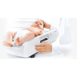 Pèse-bébé sans fil avec système d'amortissement optimisé, homologuée usage médical SECA 757