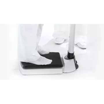Pèse-personne à colonne sans fil d’une capacité de 300 kg, homologuée usage médical SECA 704 | Interbalances