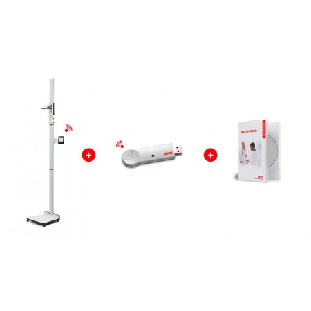 EMR ready measuring station for body height and weight, Class III medically approved SECA 285 dp