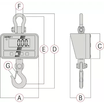 Balance à grue KERN HCD | Interbalances