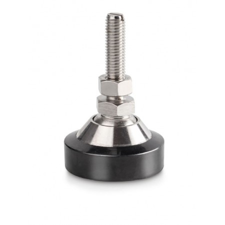 Adjustable foot, nickel-plated steel, for CT-P1/CT-P2 (2500–5000 kg) - CE P2018