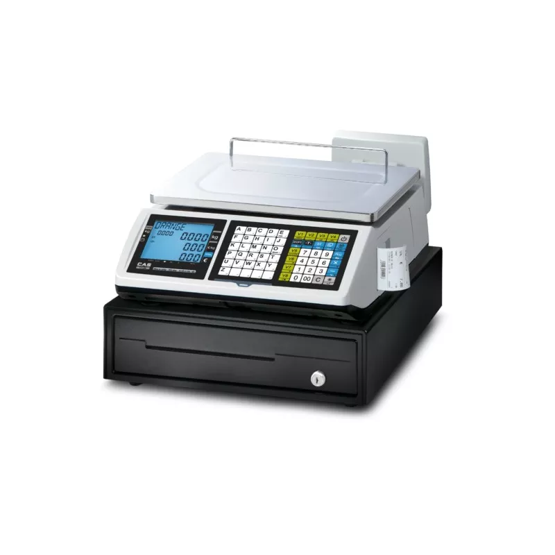 Compact cash drawer in metal 410x420 mm - CDR-R41-12-B | Interbalances