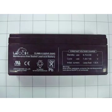 Rechargeable battery, Lead-Acid, R, BW T31 | Interbalances