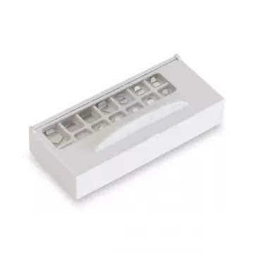 OIML E1 (303) Jeux de poids - forme bouton, inox poli, etui en bois | Interbalances