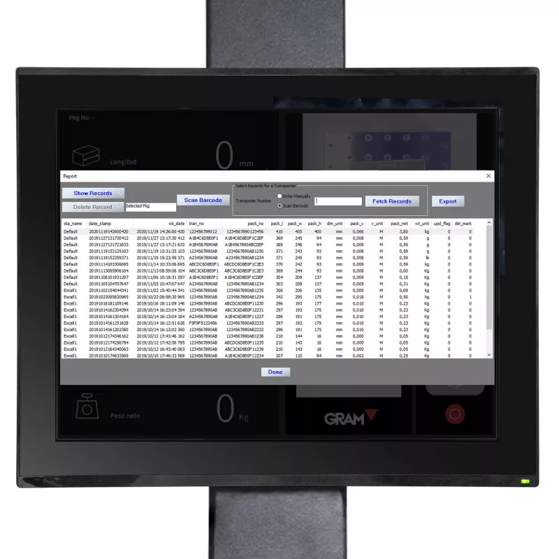 Platform scale GRAM QUBIC ONE | Interbalances