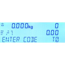 Balance poids-prix suspendue avec imprimante thermique EXA JUPITER 22V10