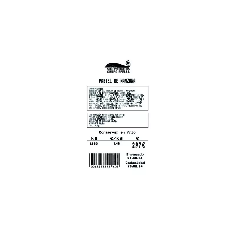 Balance pour commerce suspendue avec étiqueteuse EXA EUROSCALE 22RL INOX 98T | Interbalances
