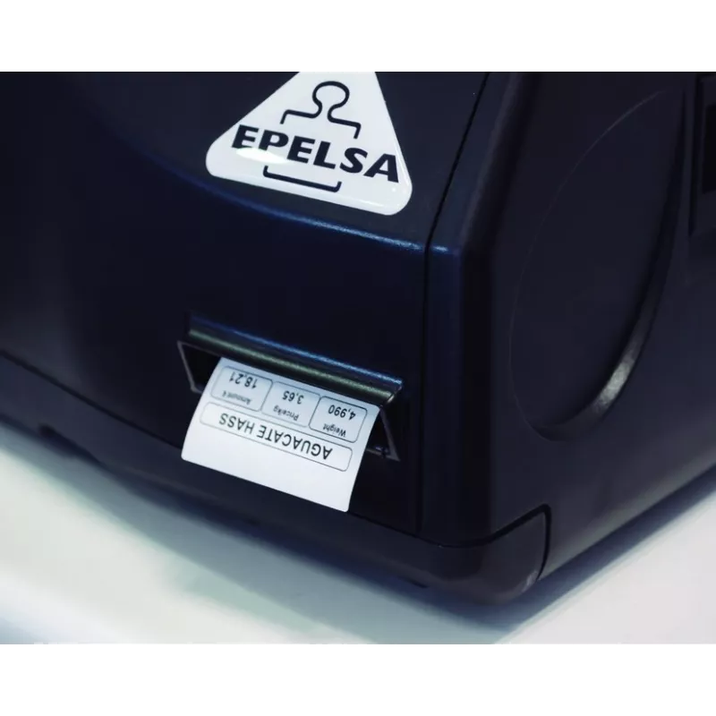 Balance poids-prix avec étiqueteuse EXA SATURN TOUCHSCALE 20RL | Interbalances