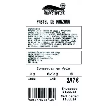 Balance poids-prix avec étiqueteuse EXA JUPITER 20RL | Interbalances