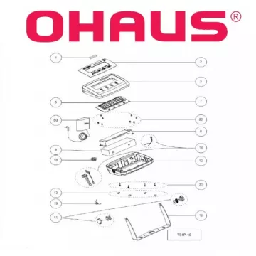Pièces détachées OHAUS DEFENDER 3000 indicateur T31P | Interbalances