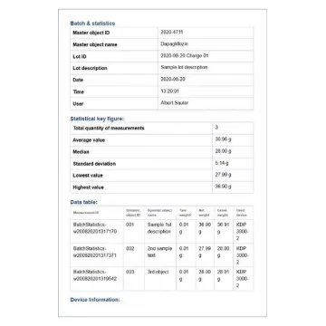 MODULE SET-16 ET Batch and Statistics (module optionnel au SET-01) | Interbalances