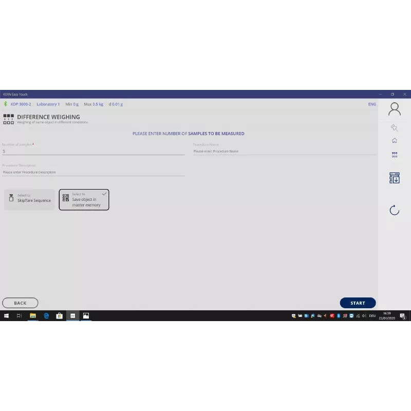 MODULE SET-22 ET Difference (optional module to SET-01) | Interbalances