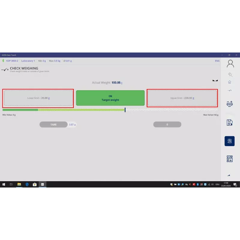 MODULE SET-31 ET Tolerance (optional module to SET-01) | Interbalances