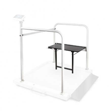Grab bar set with folding patient seat - MWA-A04